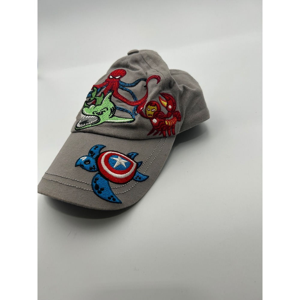 Sea Life Mall‎ of America Marvel Mashup Sea Creature Hat Grey Kidtees Strapback